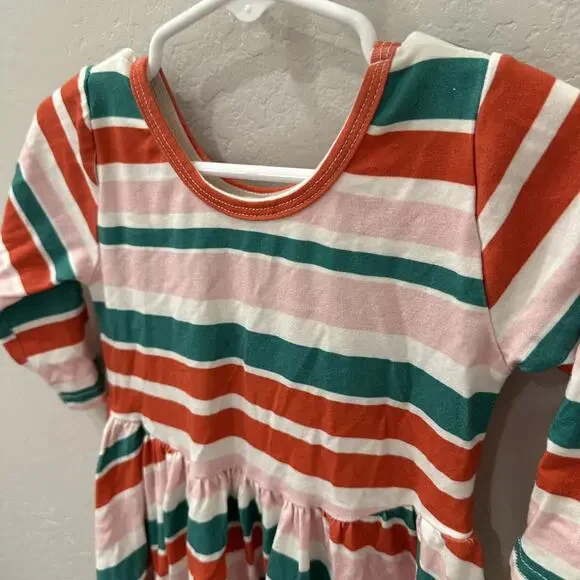 Vivie and Ash Christmas Stripe Dress - Picture 7 of 8